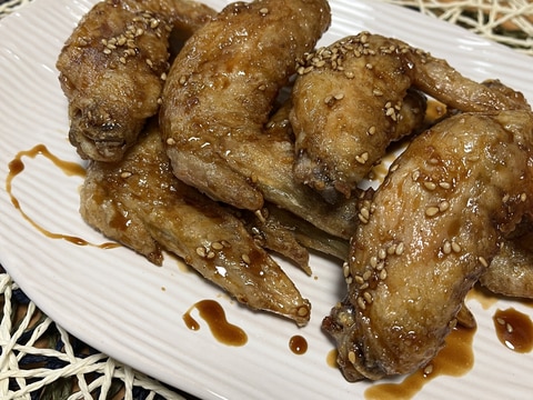 ノンフライヤーで作る♬うまうま手羽先